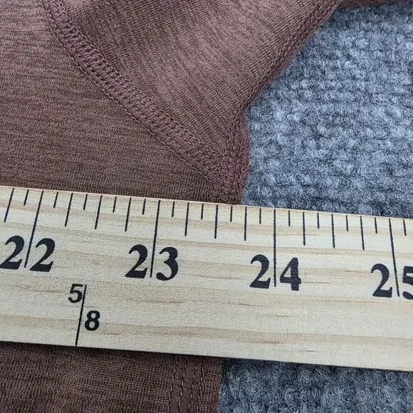 Vuori Pullover Men XL Brown Ease Performance 1/2 Half Zip 2.0 Long Sleeve Active - Picture 6 of 14